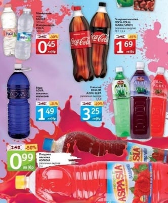 Промоционални цени на ADVA Water в Хермаркети Фантастико.