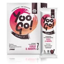 Yoo Gо - Хранителен коктейл Какао-джинджифил за редуциране на телесното тегло